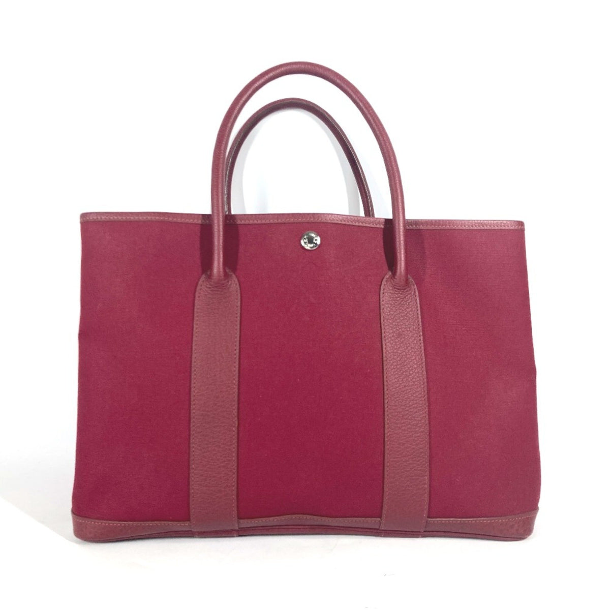 Hermes Garden Party Tote Canvas and Leather - image 1