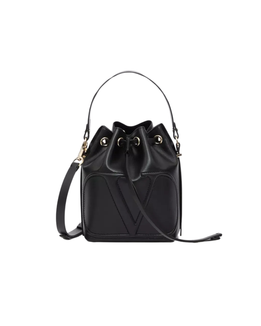 Valentino Garavani VLogo Walk Bucket Bag Leather - image 1