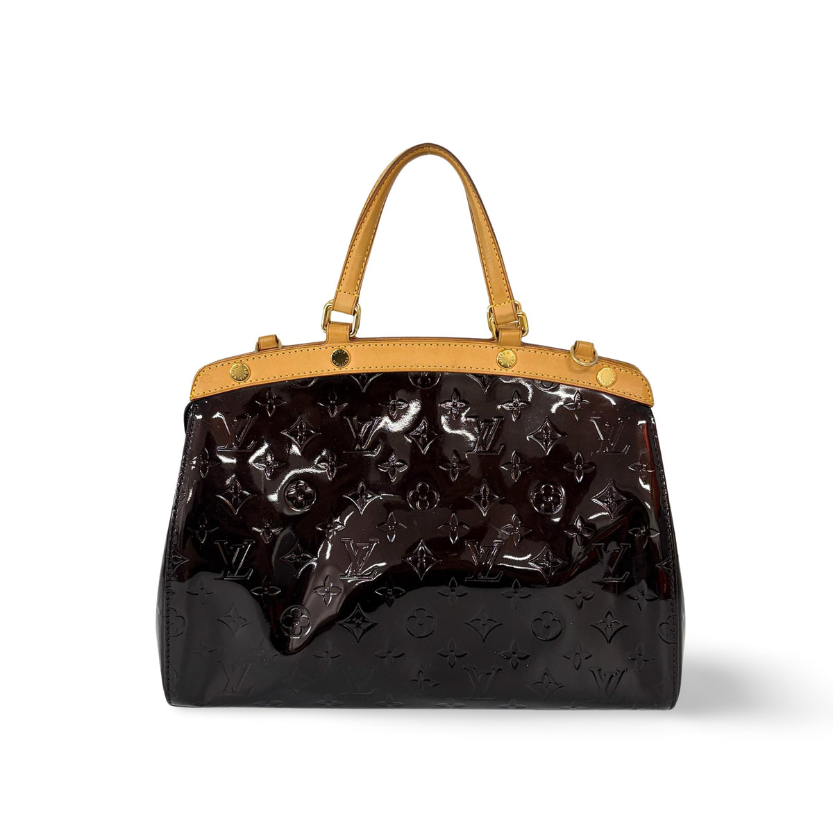 Louis Vuitton Brea Handbag Monogram Vernis MM - image 1