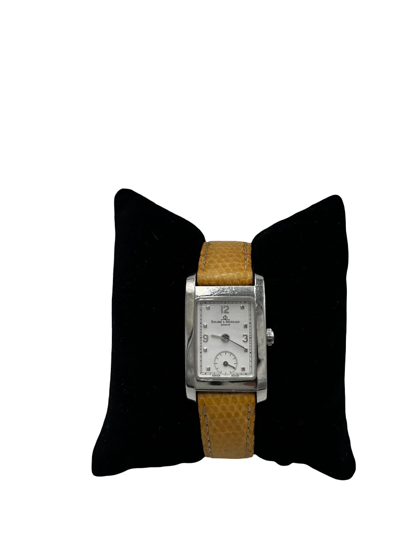 Baume & Mercier Hampton leather bracelet 2.5 cm wtach case - image 1