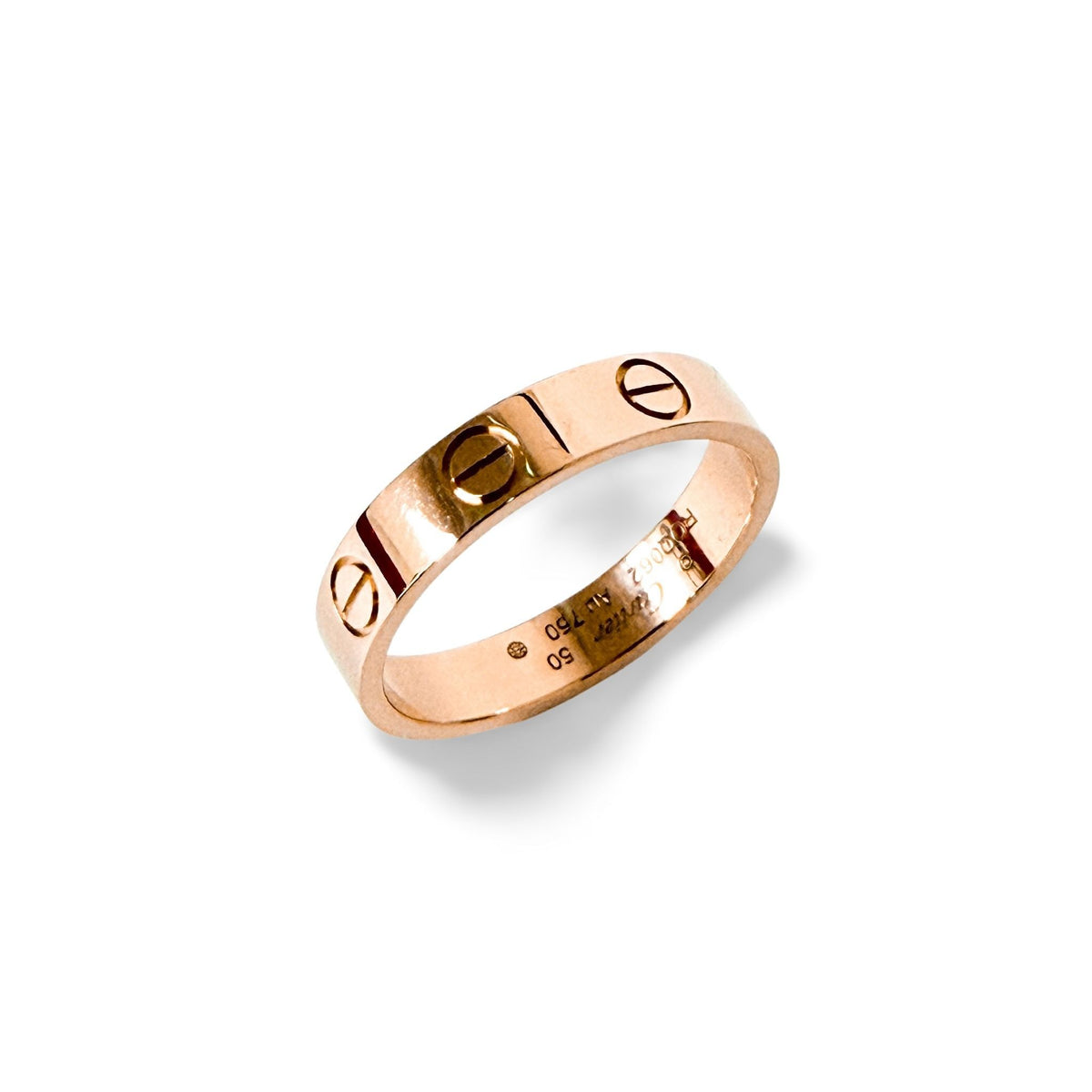 Cartier Love Band Ring 18K Rose Gold - image 1