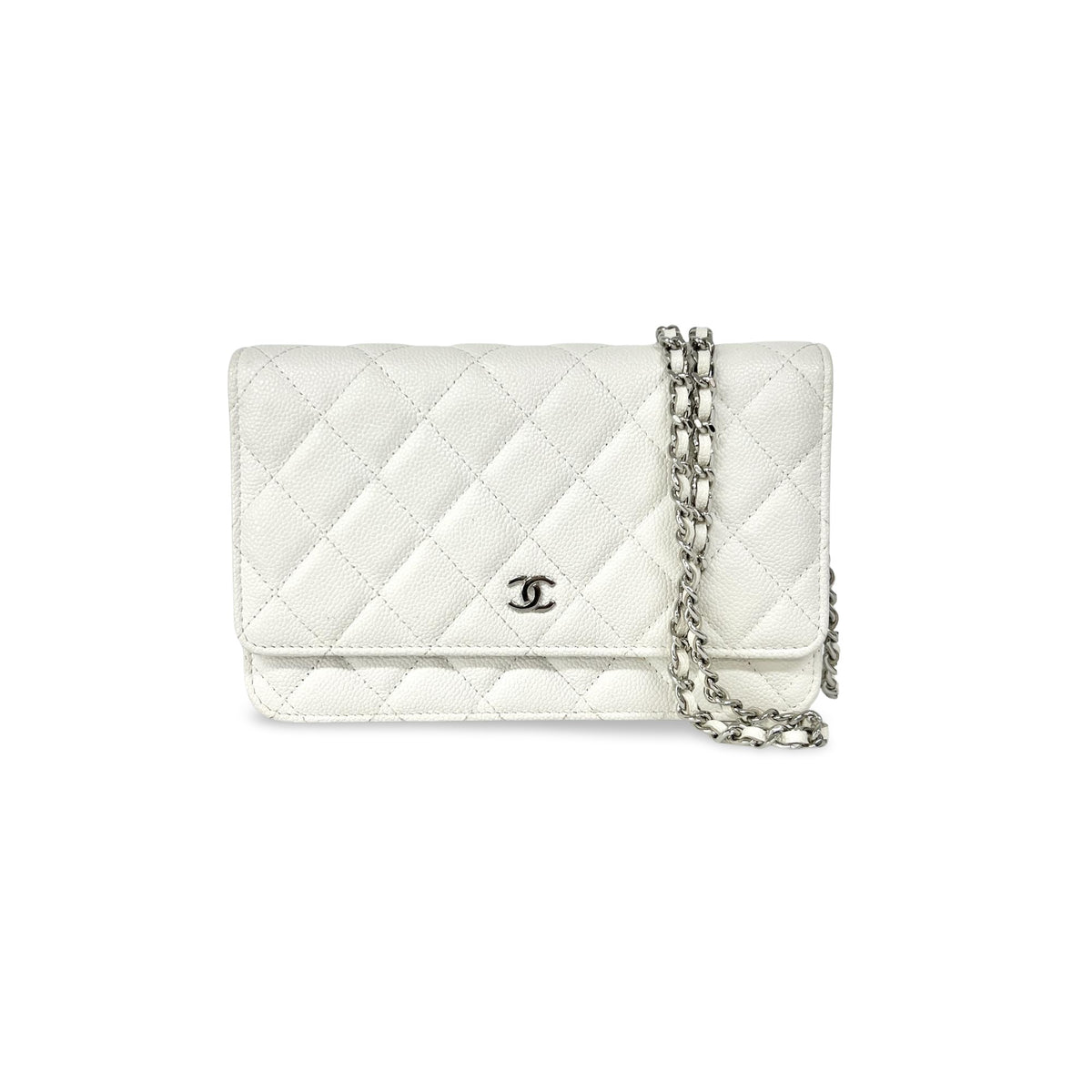 Chanel Vintage Wallet on Chain Caviar - image 1