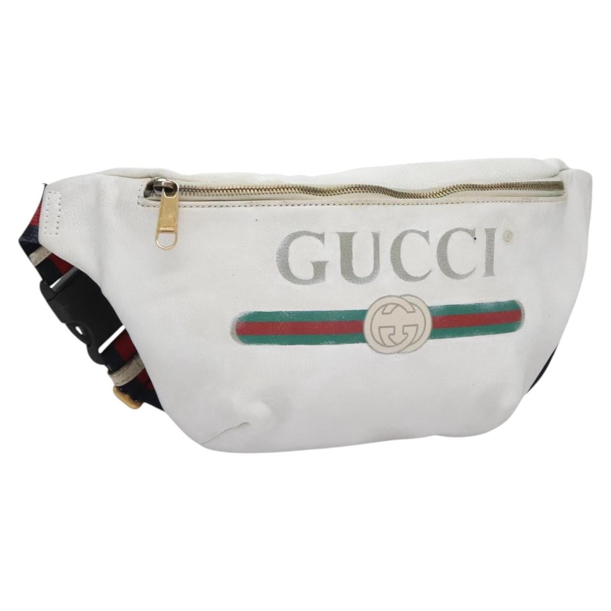 Gucci Logo Belt Bag Printed Leather Medium - image 1