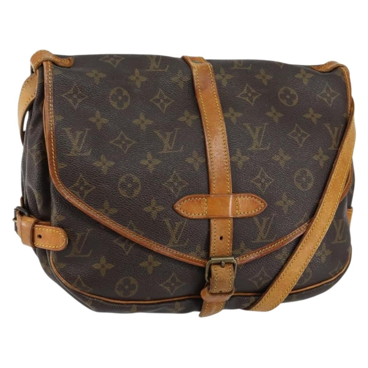 Louis Vuitton Saumur Handbag Monogram Canvas 30 - image 1