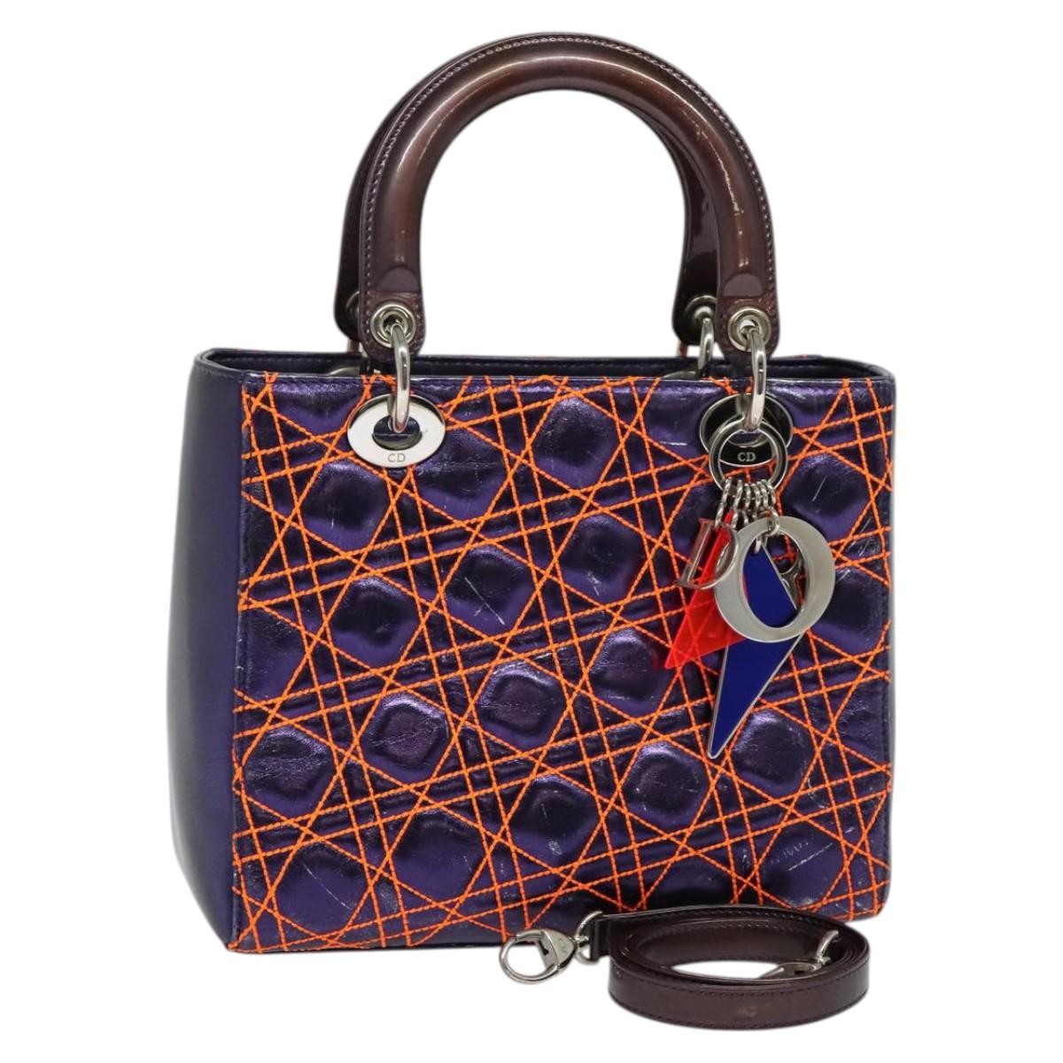 Christian Dior Lady Dior Bag Anselm Reyle Cannage Quilt Leather Medium - image 1