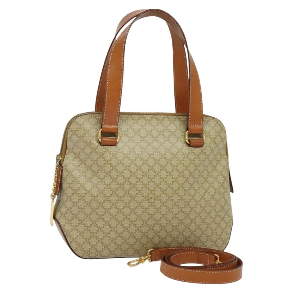 Celine Vintage Macadam Handbag Canvas - image 1