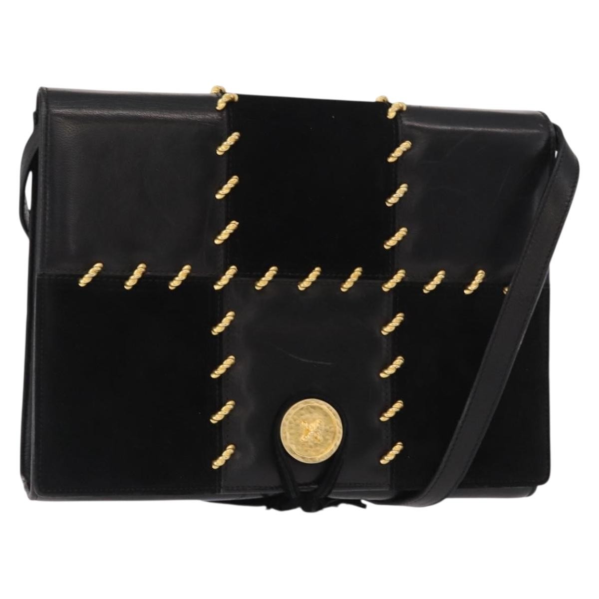 Salvatore Ferragamo Gancini Shoulder Bag Suede - image 1