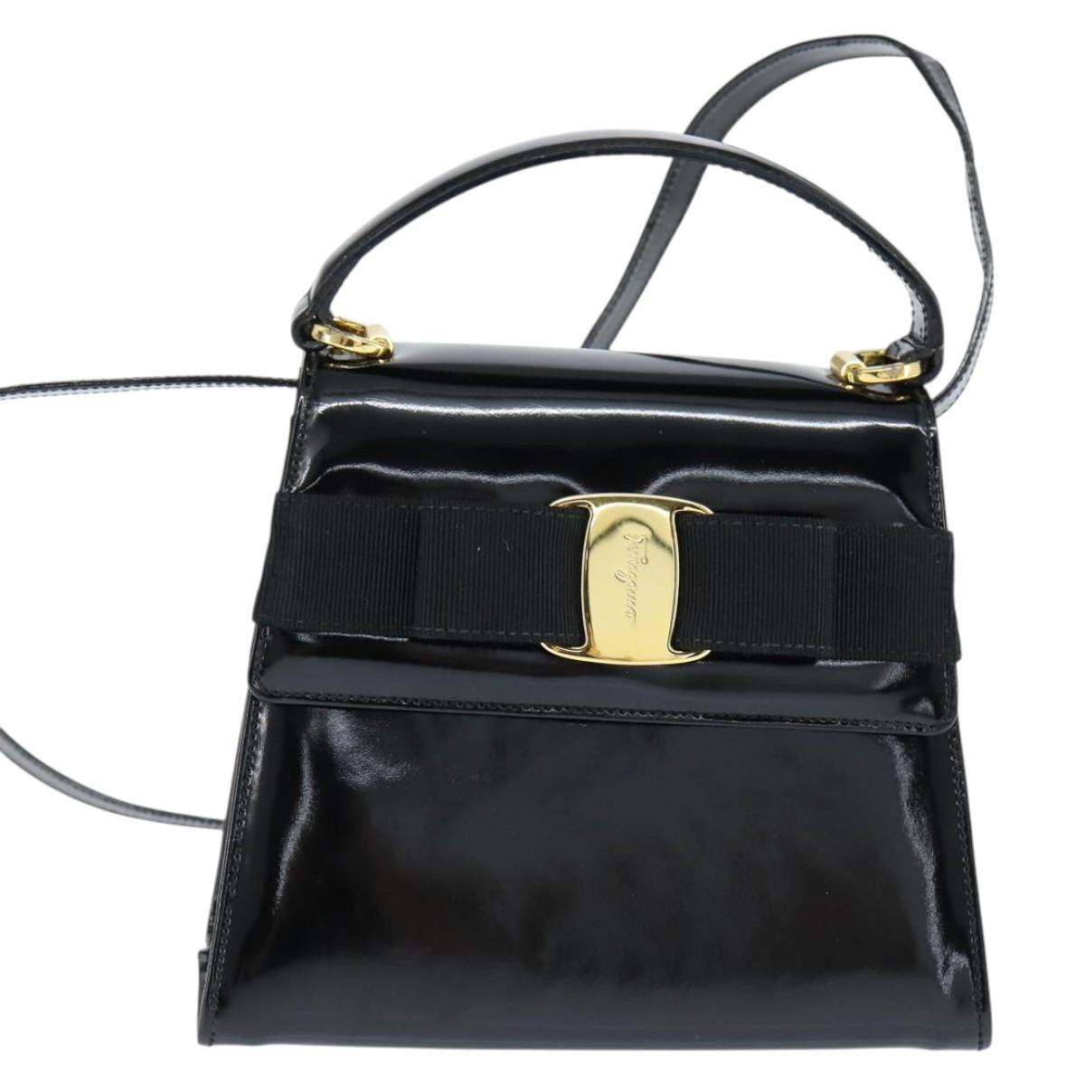 Salvatore Ferragamo Vala Handbag Patent leather - image 1