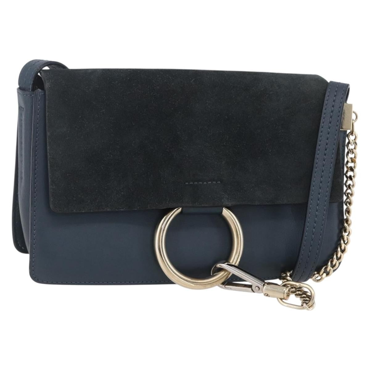 Chloe Faye Shoulder Bag Leather and Suede Small - image 1