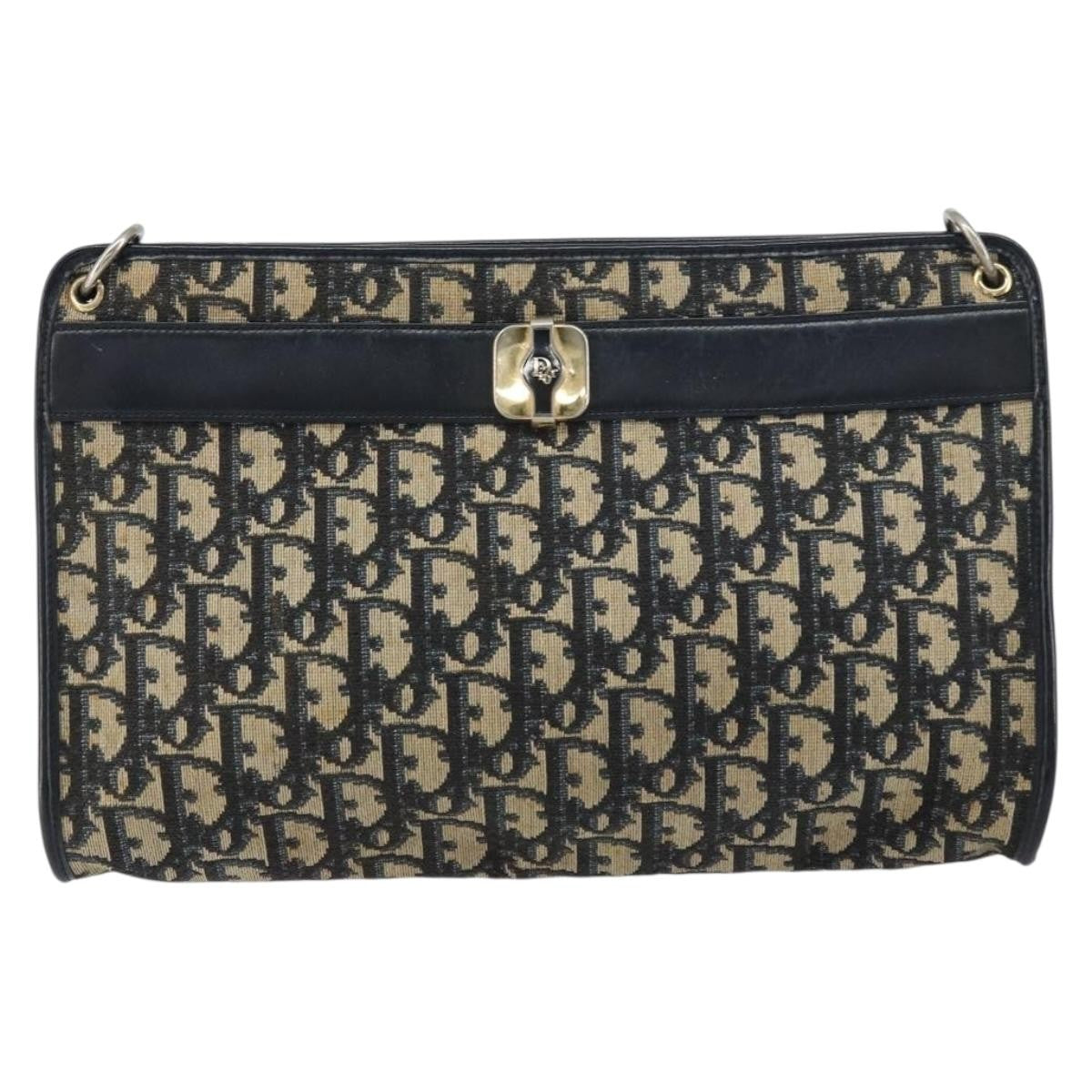 Christian Dior Vintage Trotter Shoulder Bag Canvas medium - image 1