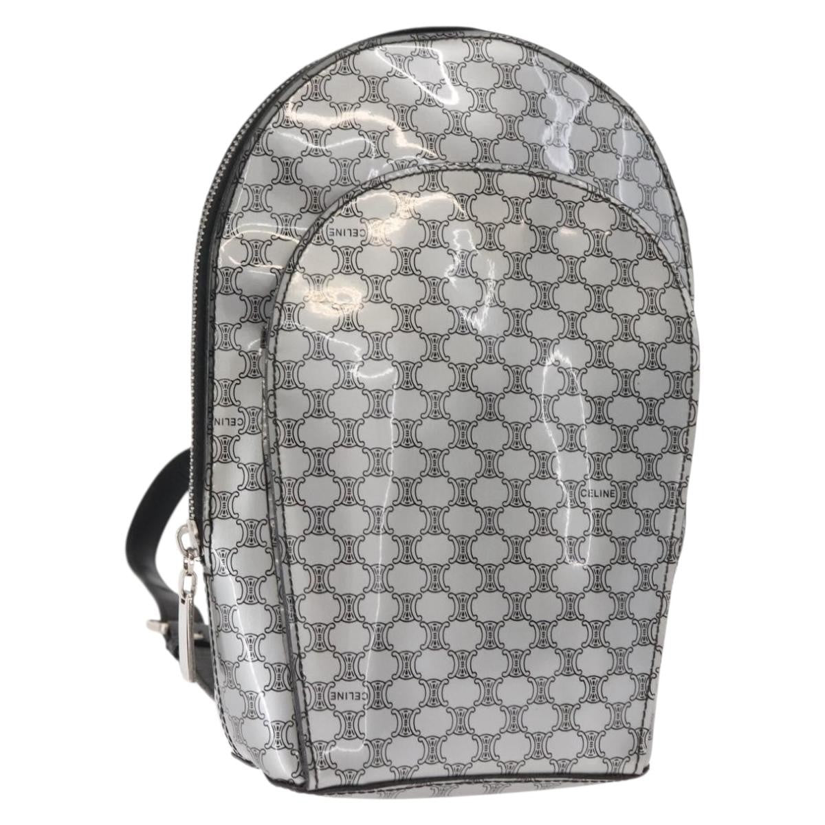 Celine Vintage Macadam Backpack Canvas and Leather - image 1
