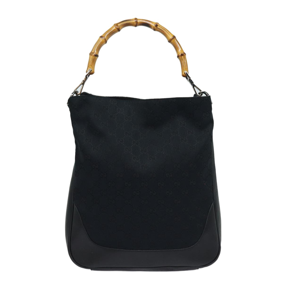Gucci Bamboo Shoulder Bag GG Canvas - image 1