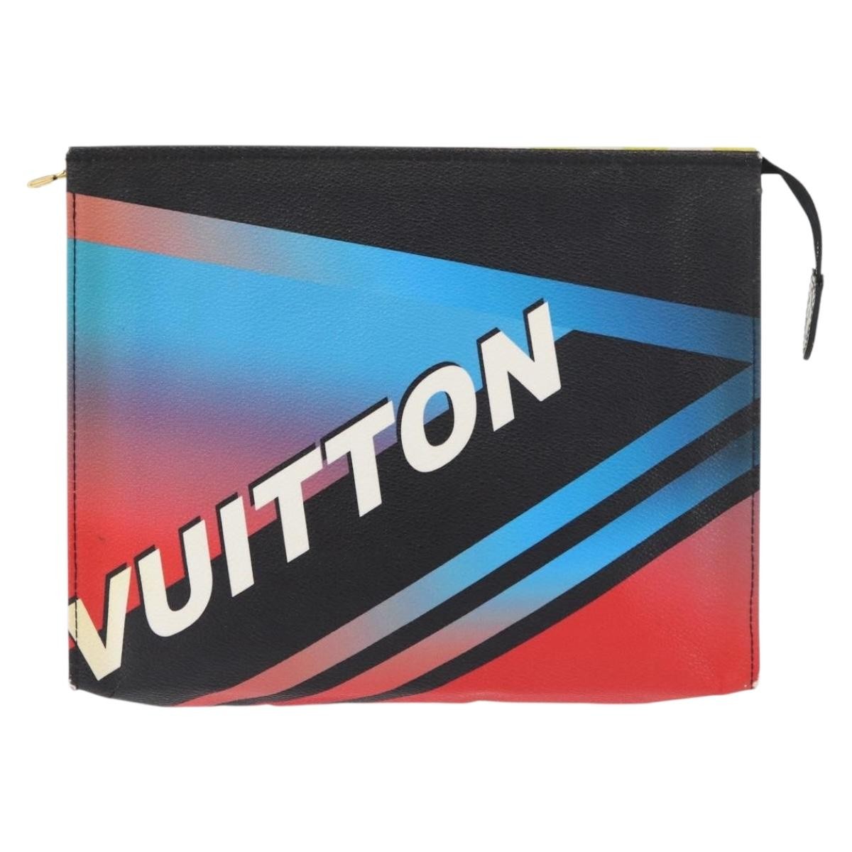 Louis Vuitton Toiletry Pouch Limited Edition Race Print Canvas 26 - image 1