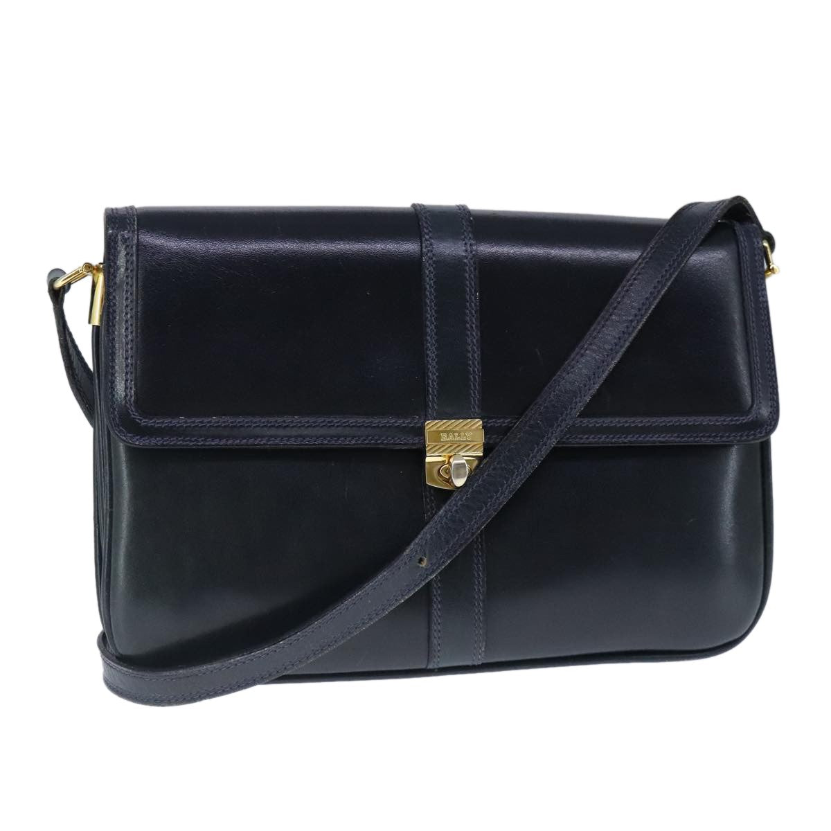 Bally Vintage Shoulder Bag Leather - image 1