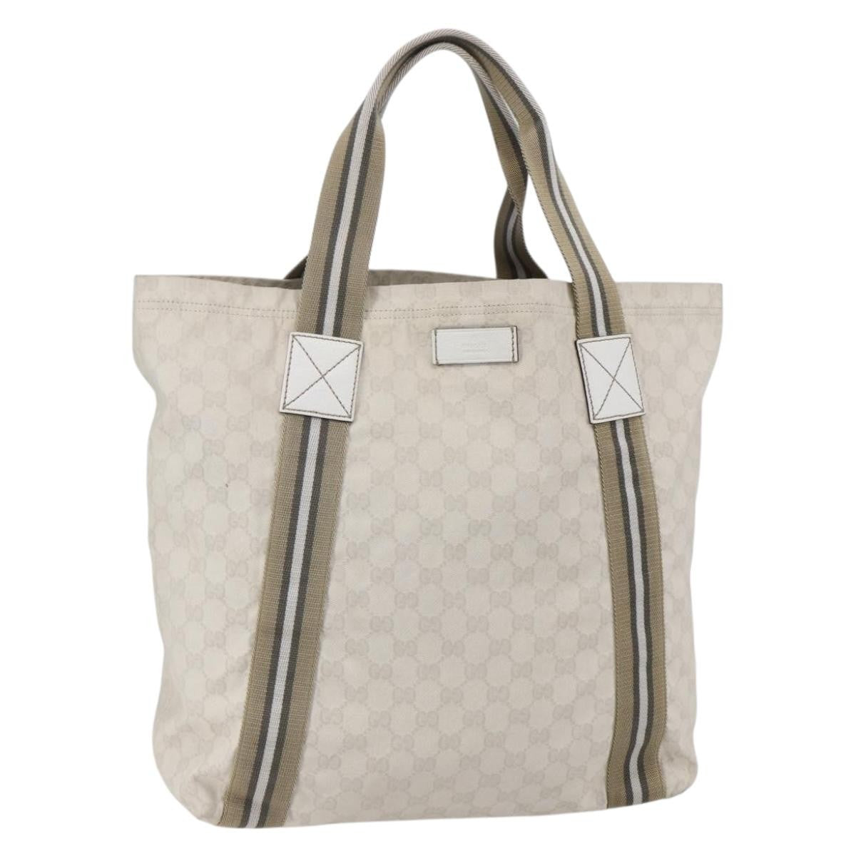 Gucci Original Web Tote GG Canvas Tall - image 1