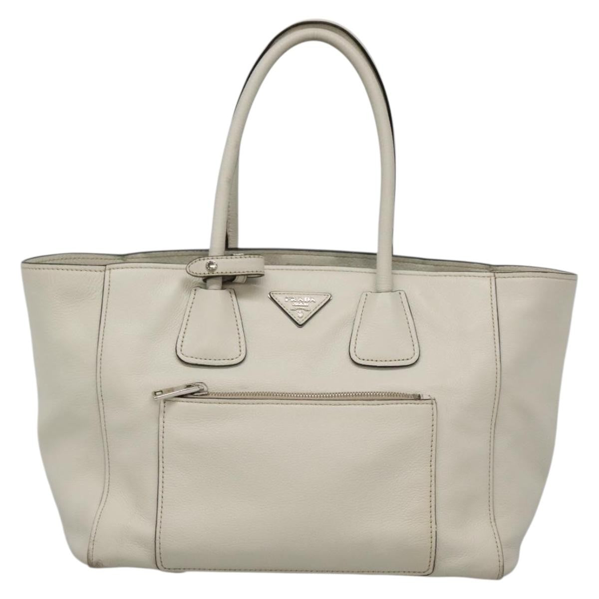 Prada Front Pocket Wing Convertible Tote Vitello Daino - image 1
