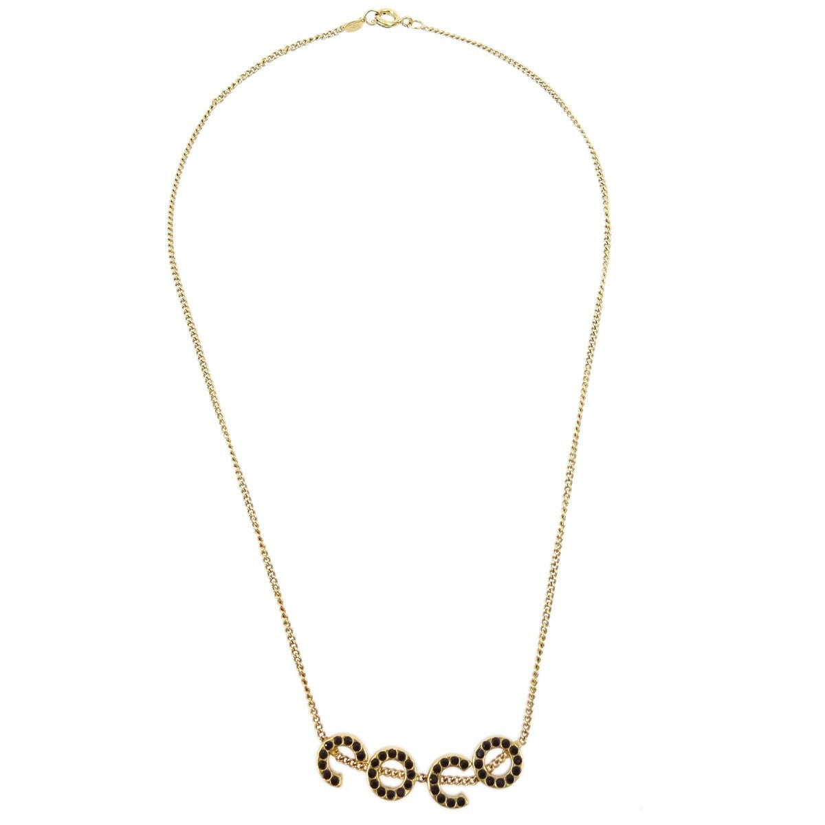 Chanel Coco Long Necklace Gold-plated - image 1