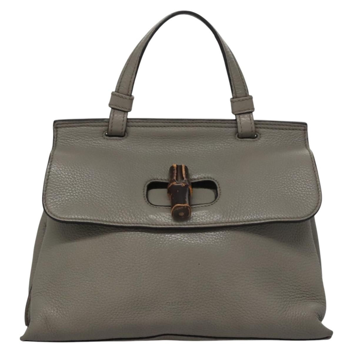 Gucci Bamboo Daily Top Handle Bag Leather Medium - image 1