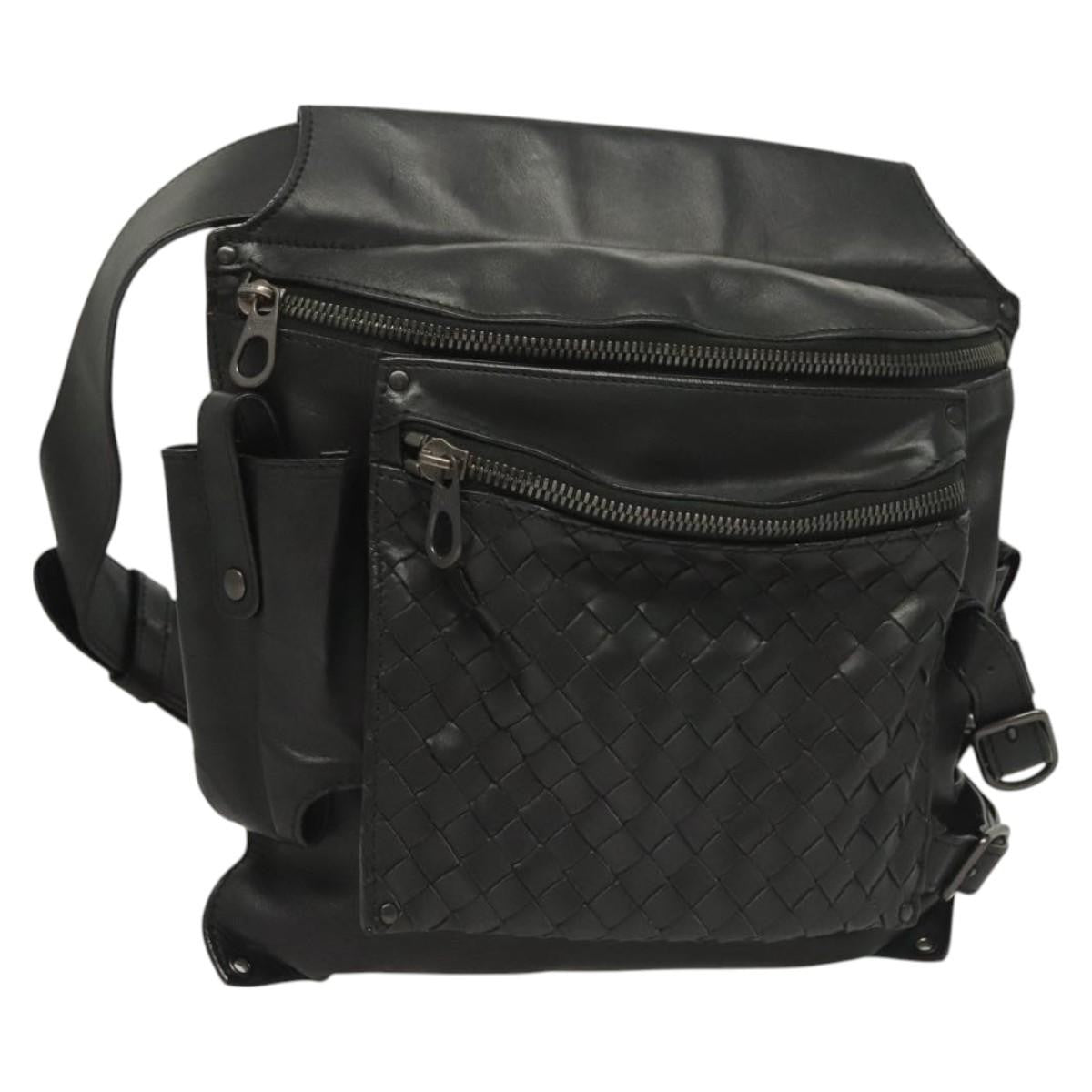 Bottega Veneta Utility Waist Bag Leather with Intrecciato - image 1