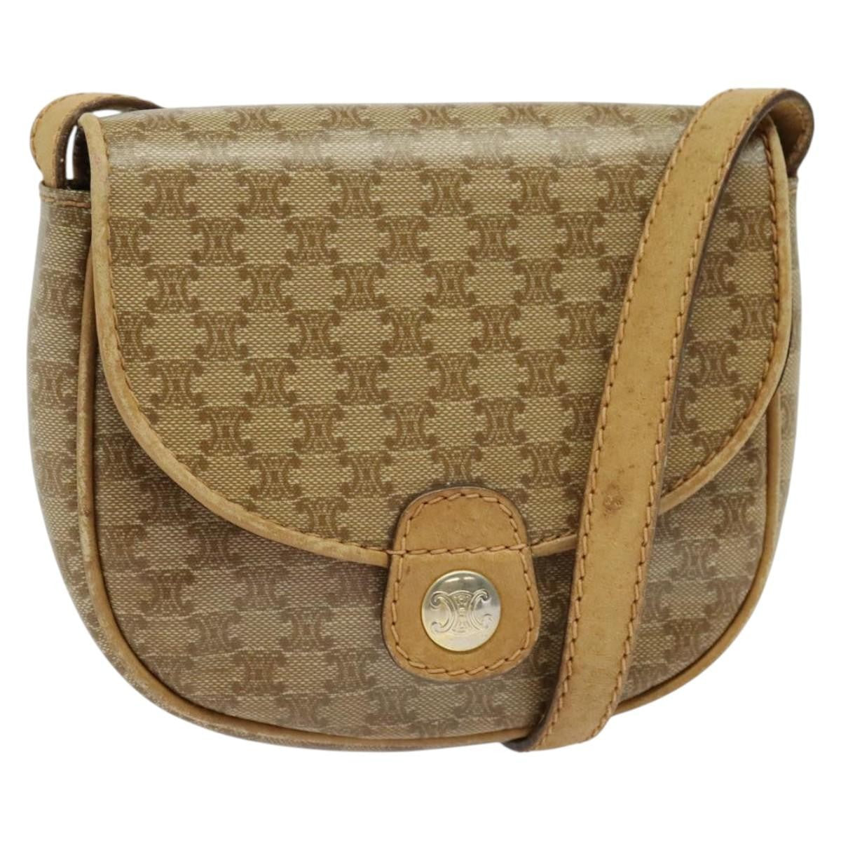 Celine Vintage Macadam Shoulder Bag Macadam Canva Vinyl - image 1