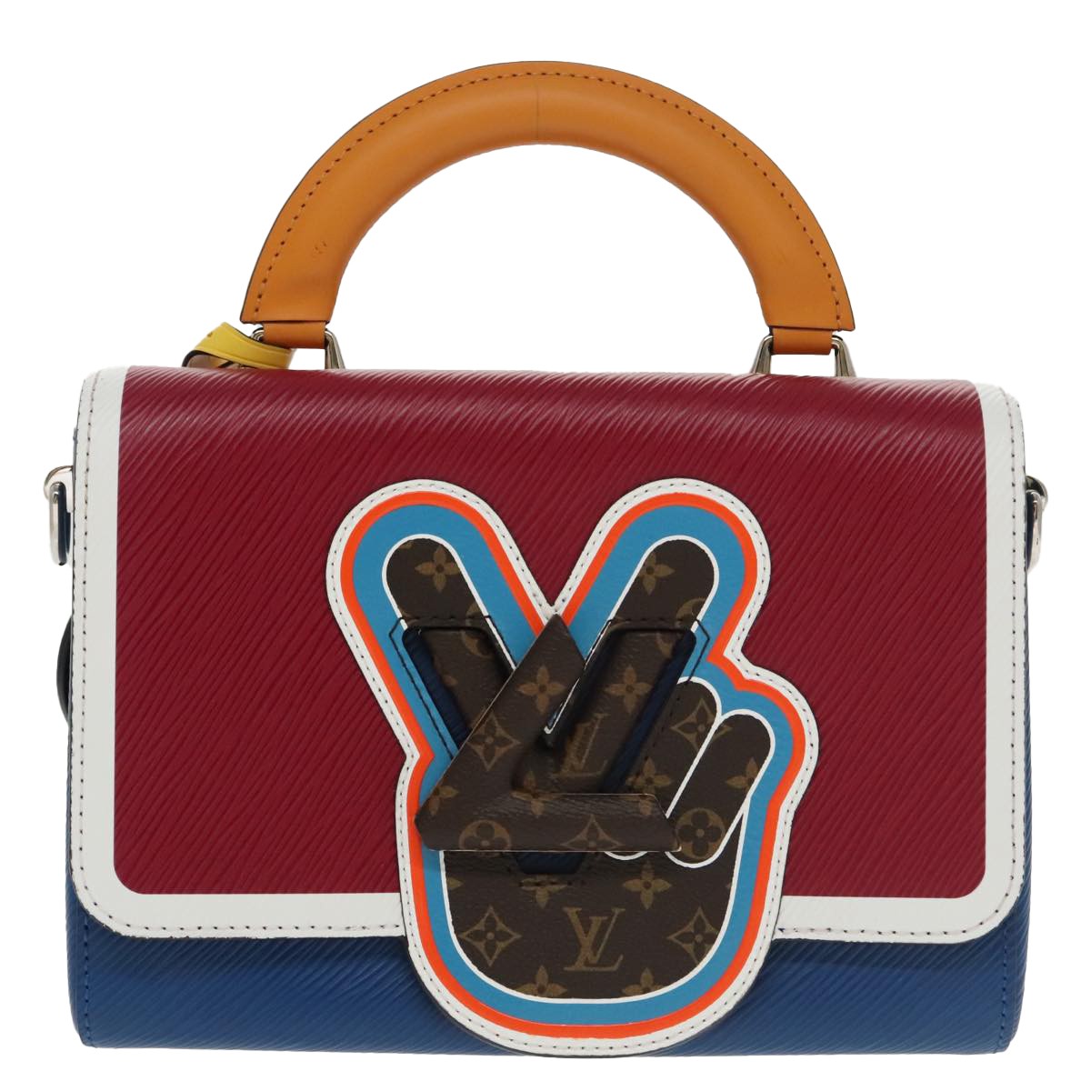 Louis Vuitton Twist Top Handle Bag Limited Edition Peace Love Epi and Monogram Canvas MM - image 1