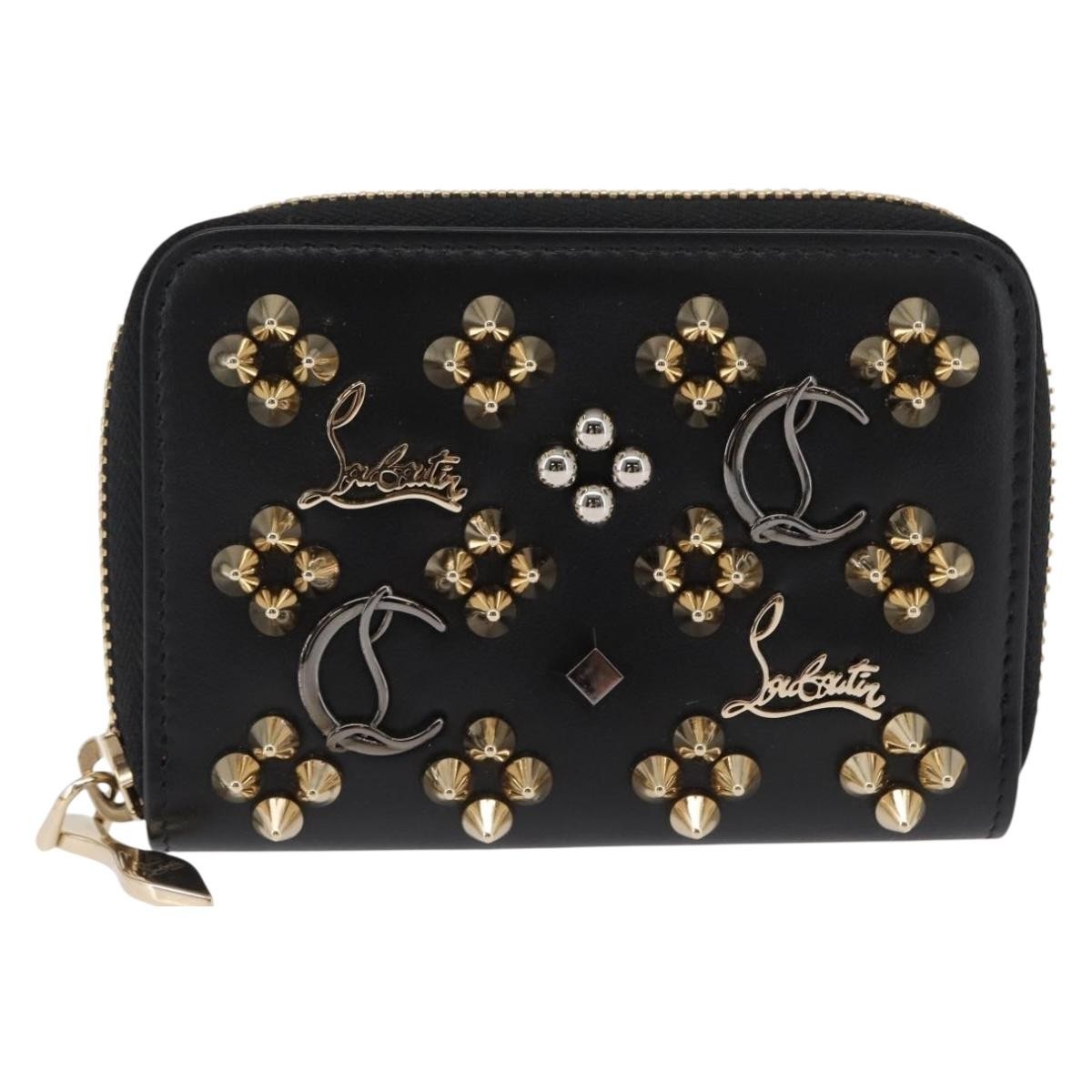 Christian Louboutin Panettone Coin Purse Embellished Leather - image 1