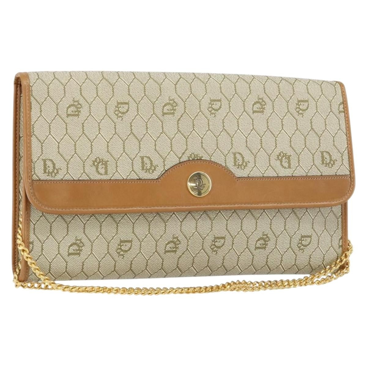 Christian Dior Vintage Honeycomb chain Canvas - image 1