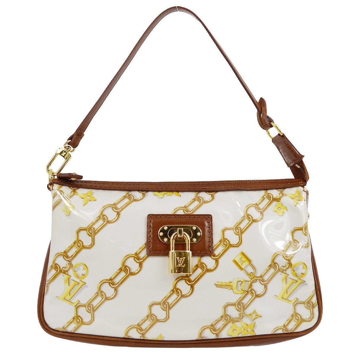 Louis Vuitton Charms Pochette PVC Over Printed Silk - image 1