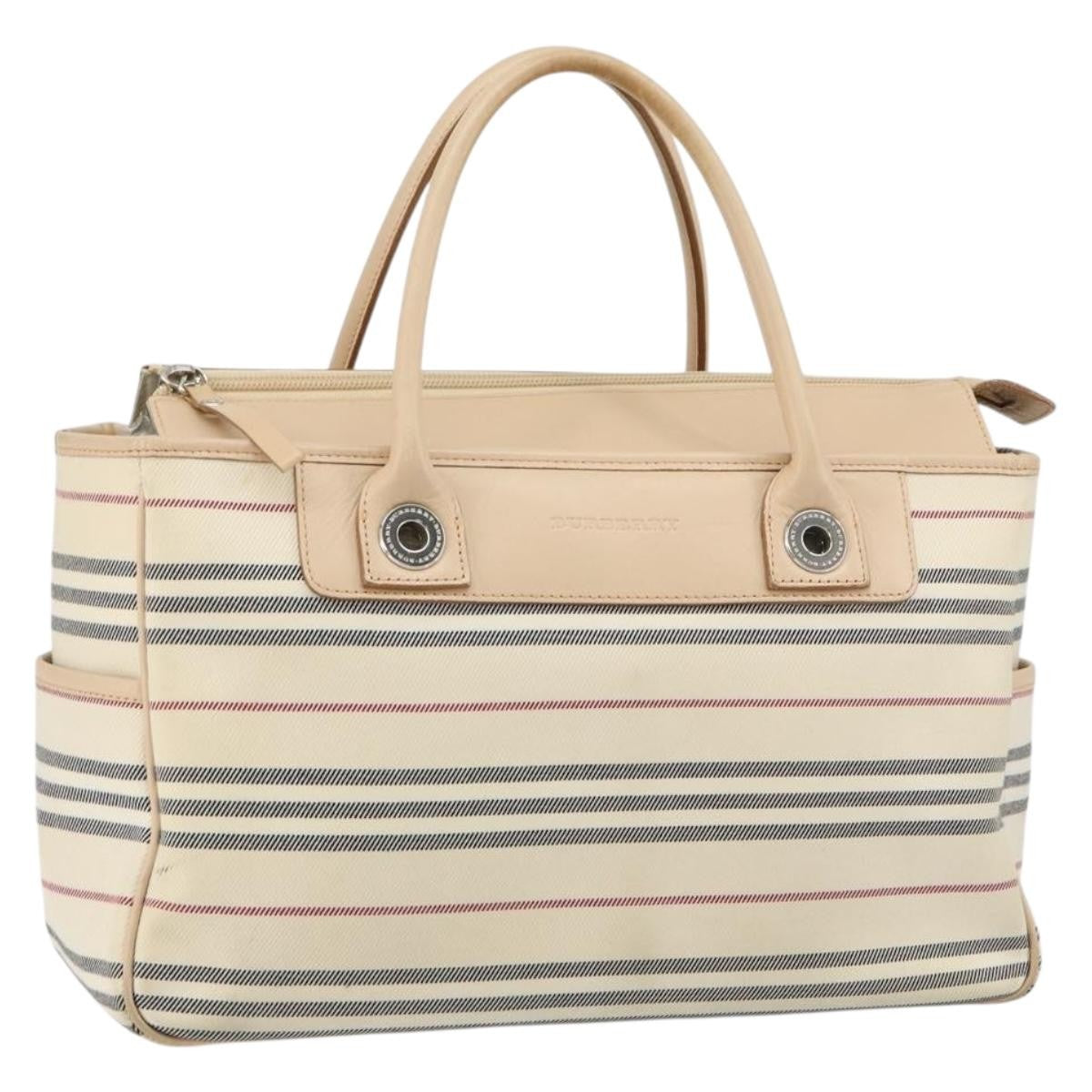 Burberry Nova Check Tote Canvas and Leather - image 1
