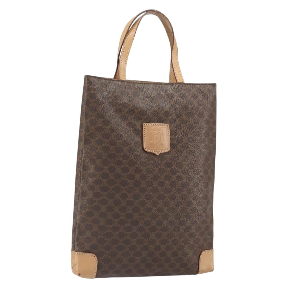 Celine Vintage Macadam Tote bag Canvas and Leather - image 1