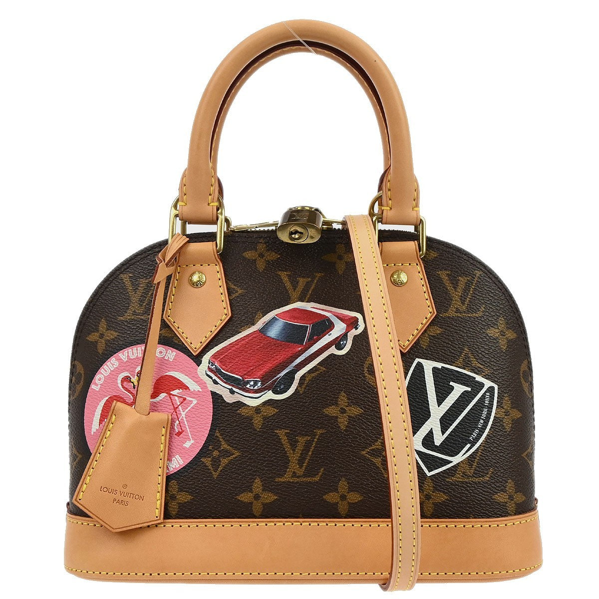 Louis Vuitton Alma Handbag Limited Edition World Tour Monogram Canvas BB - image 1