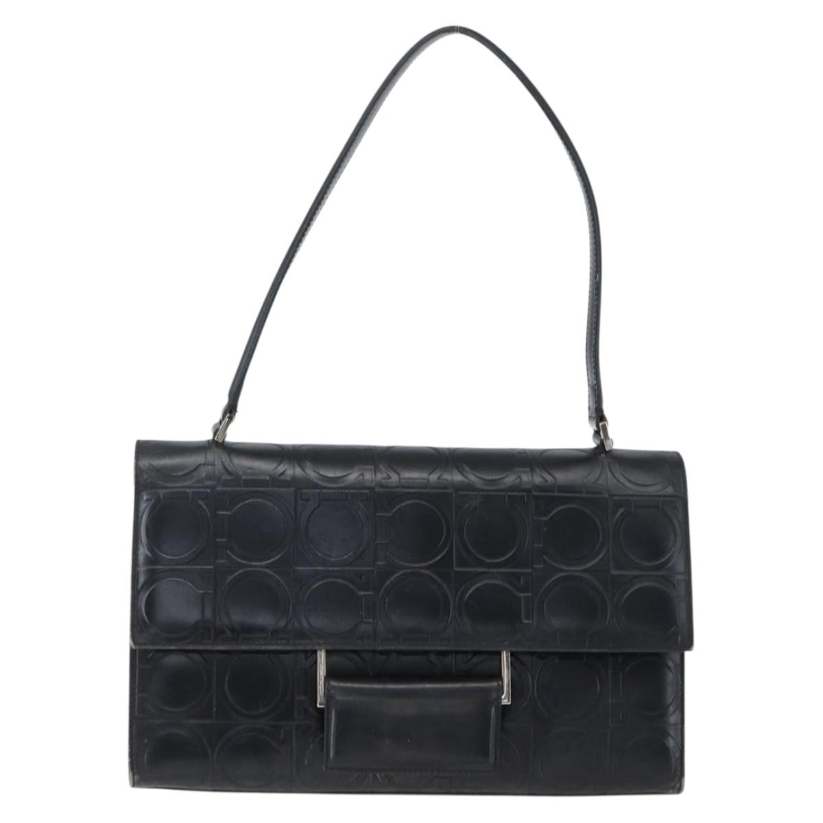 Salvatore Ferragamo Gancini handbag Leather - image 1