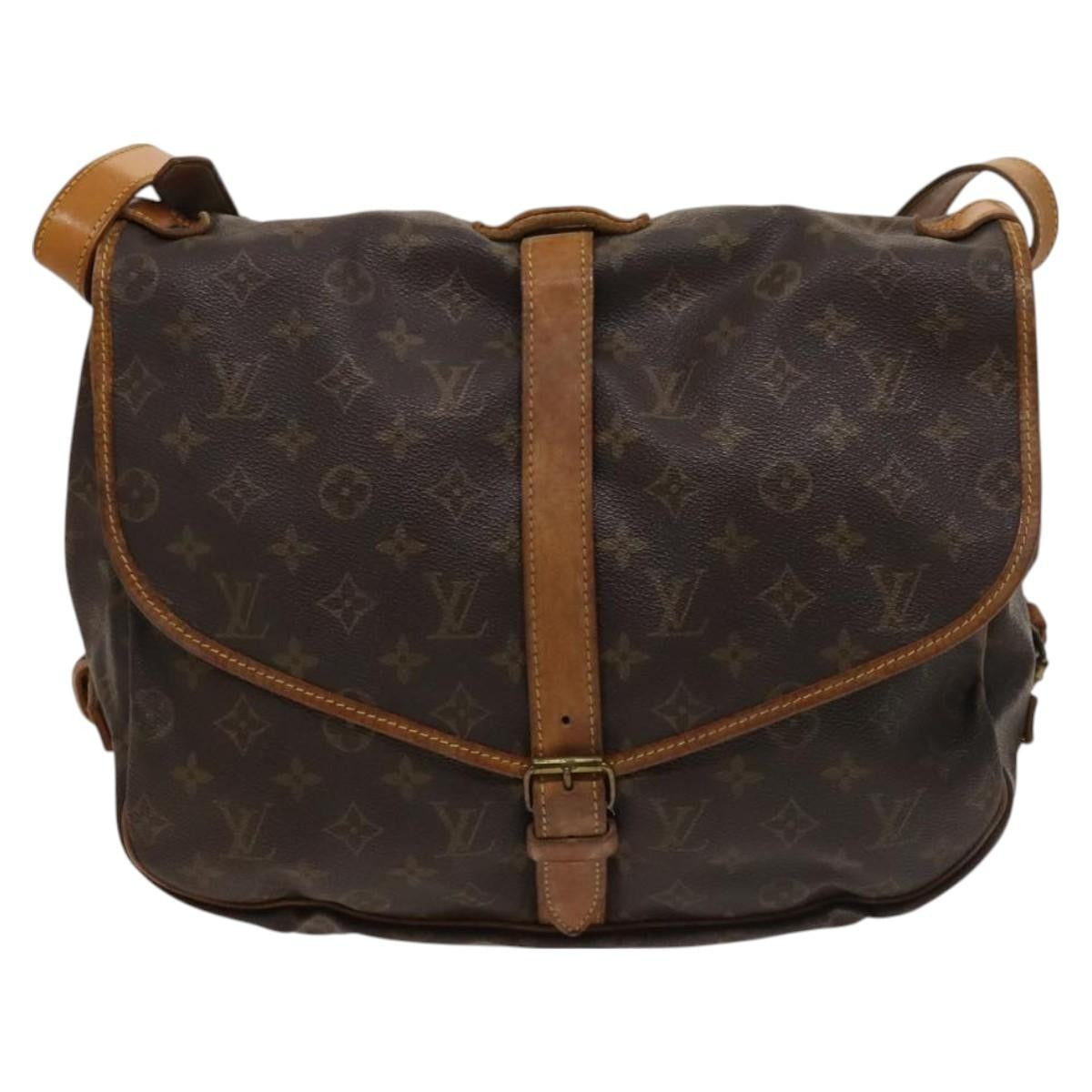 Louis Vuitton Saumur Handbag Monogram Canvas 35 - image 1