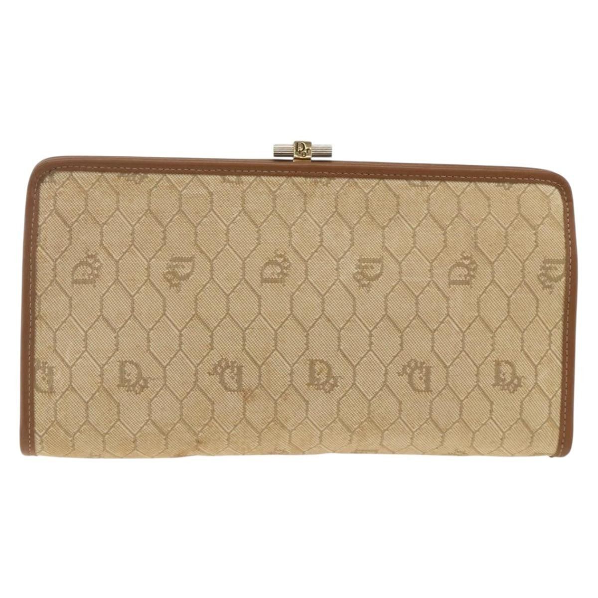 Christian Dior Vintage honeycomb clutch Canvas - image 1