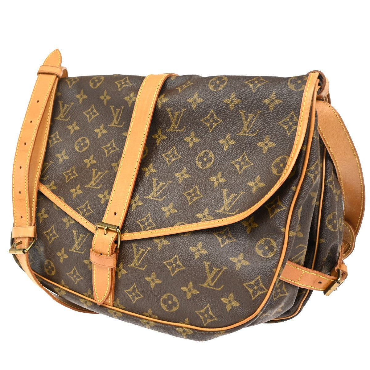 Louis Vuitton Saumur Handbag Monogram Canvas - image 1