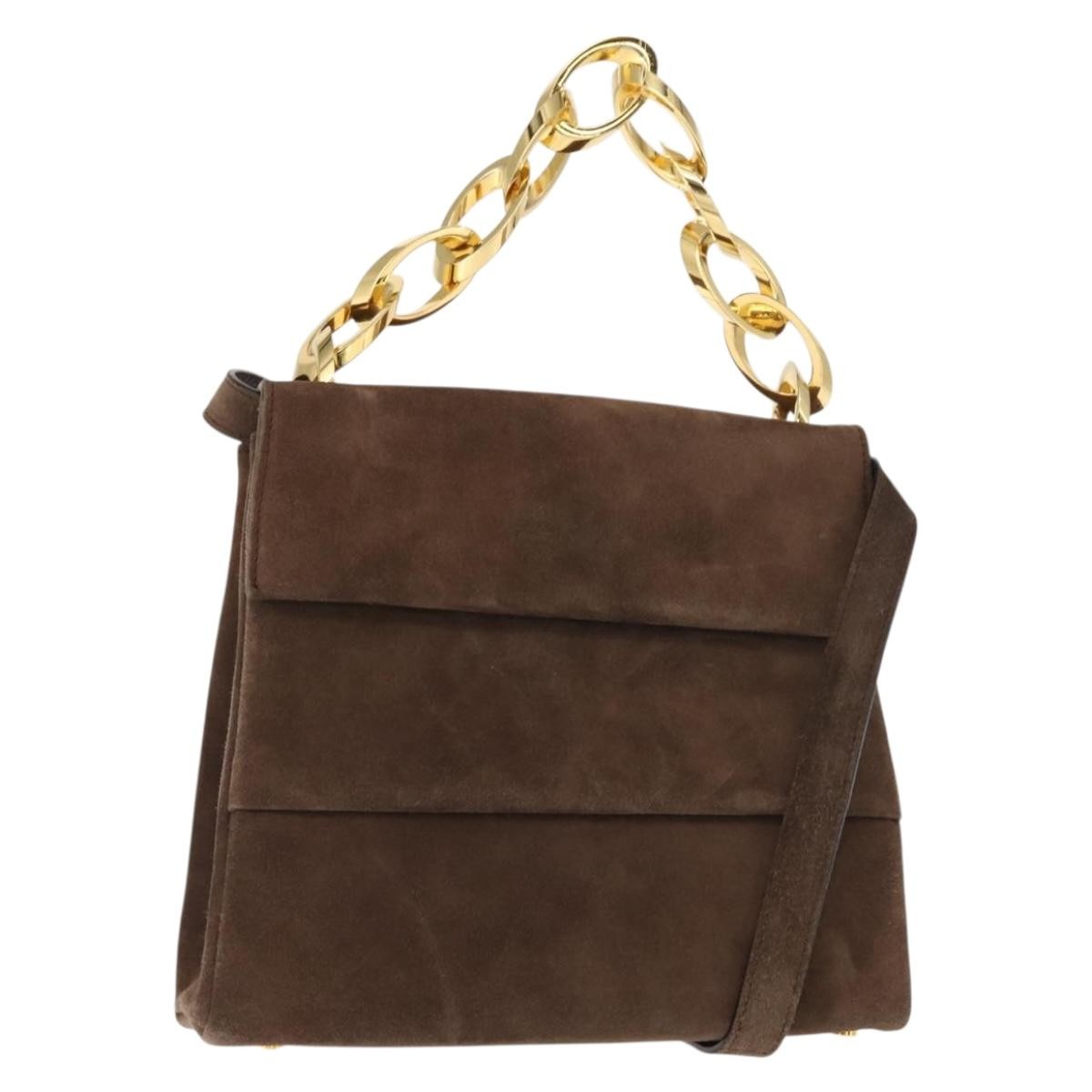 Salvatore Ferragamo Vintage Handbag Suede - image 1