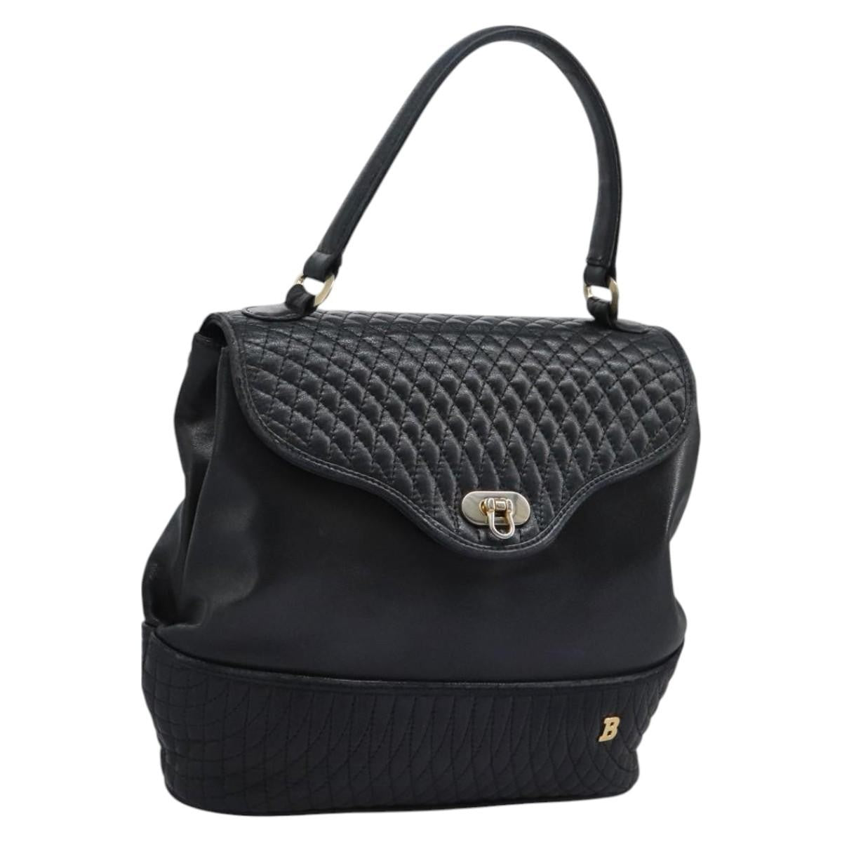 Bally Vintage Handbag Quilted Leather - image 1