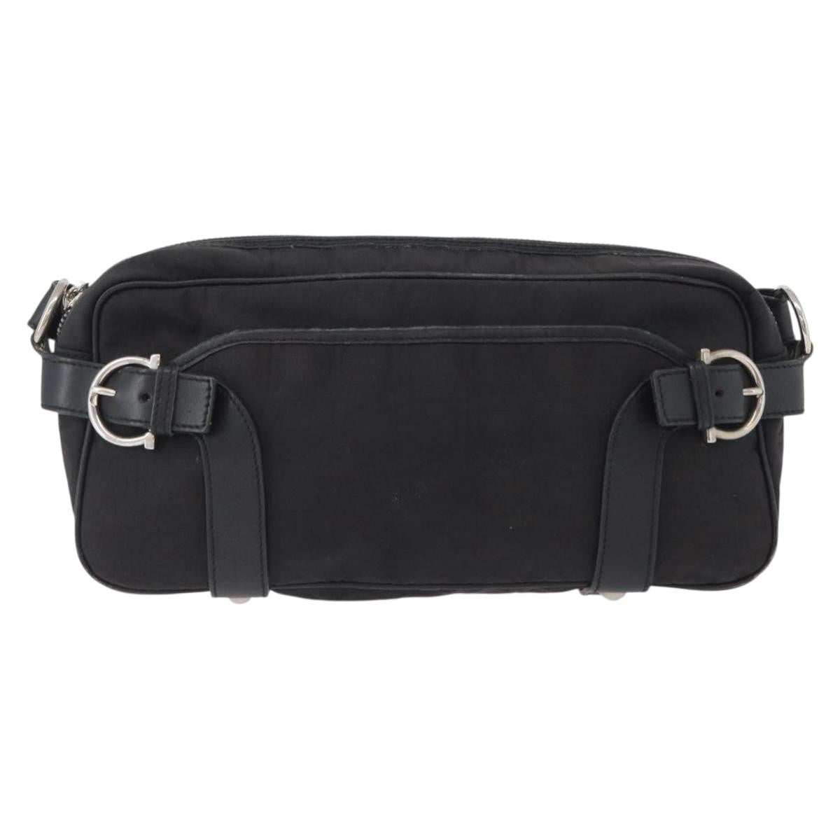 Salvatore Ferragamo Gancini Shoulder Bag Canvas - image 1