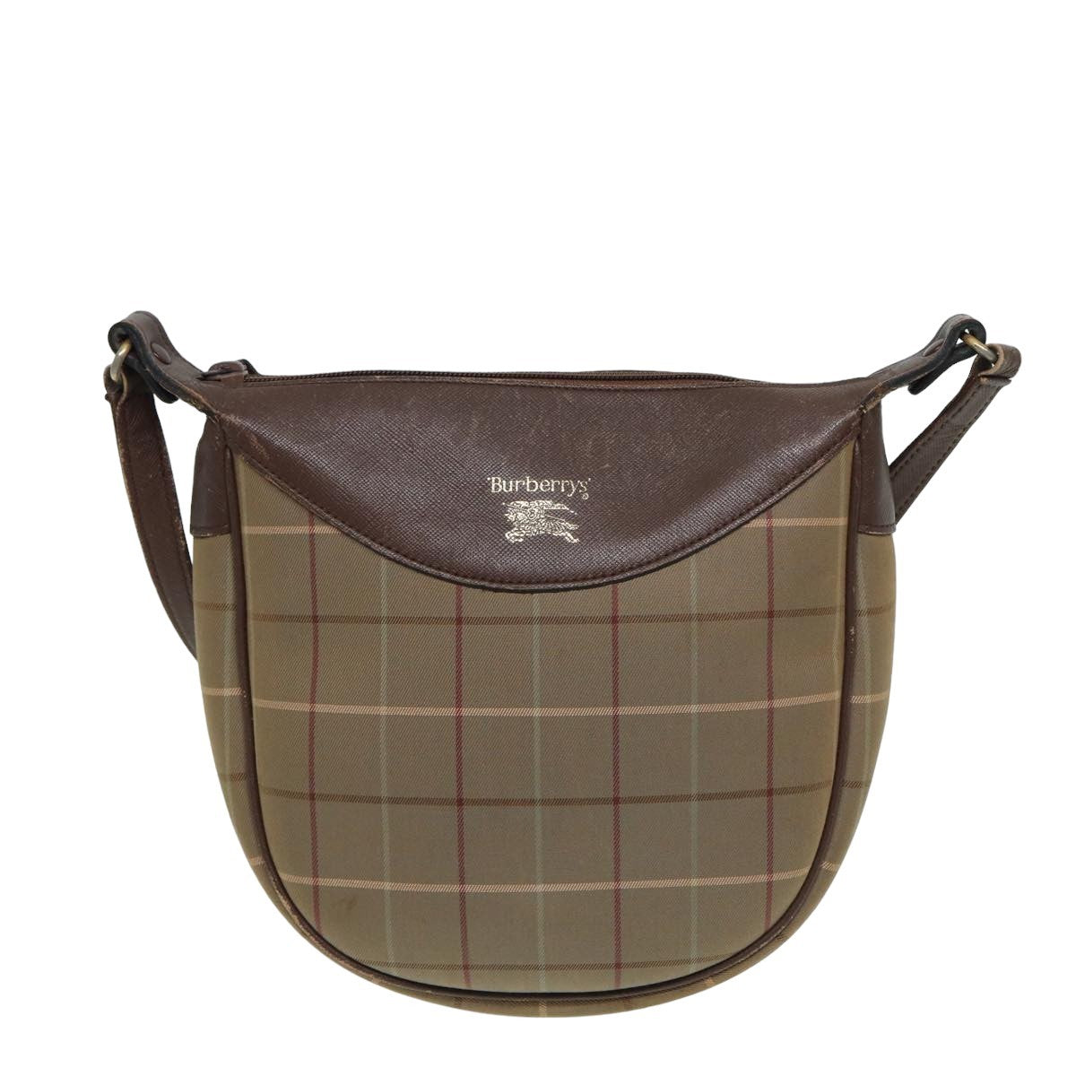 Burberry Nova check Shoulder bag Canvas and Leather - image 1
