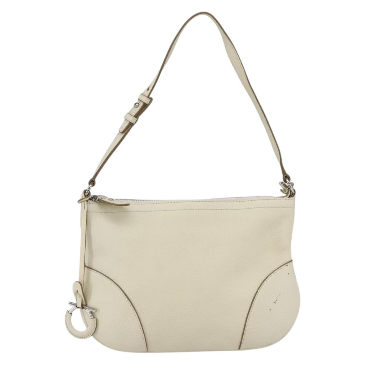 Salvatore Ferragamo Gancini Shoulder Bag Leather - image 1