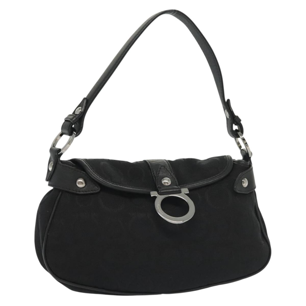 Salvatore Ferragamo Gancini handbag Canvas - image 1