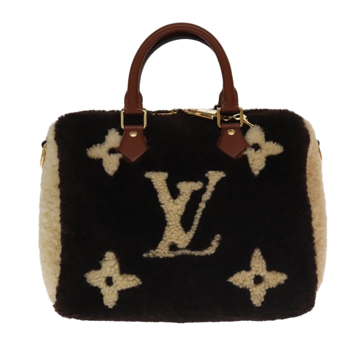 Louis Vuitton Speedy Bandouliere Bag Monogram Giant Teddy Fleece 25 - image 1