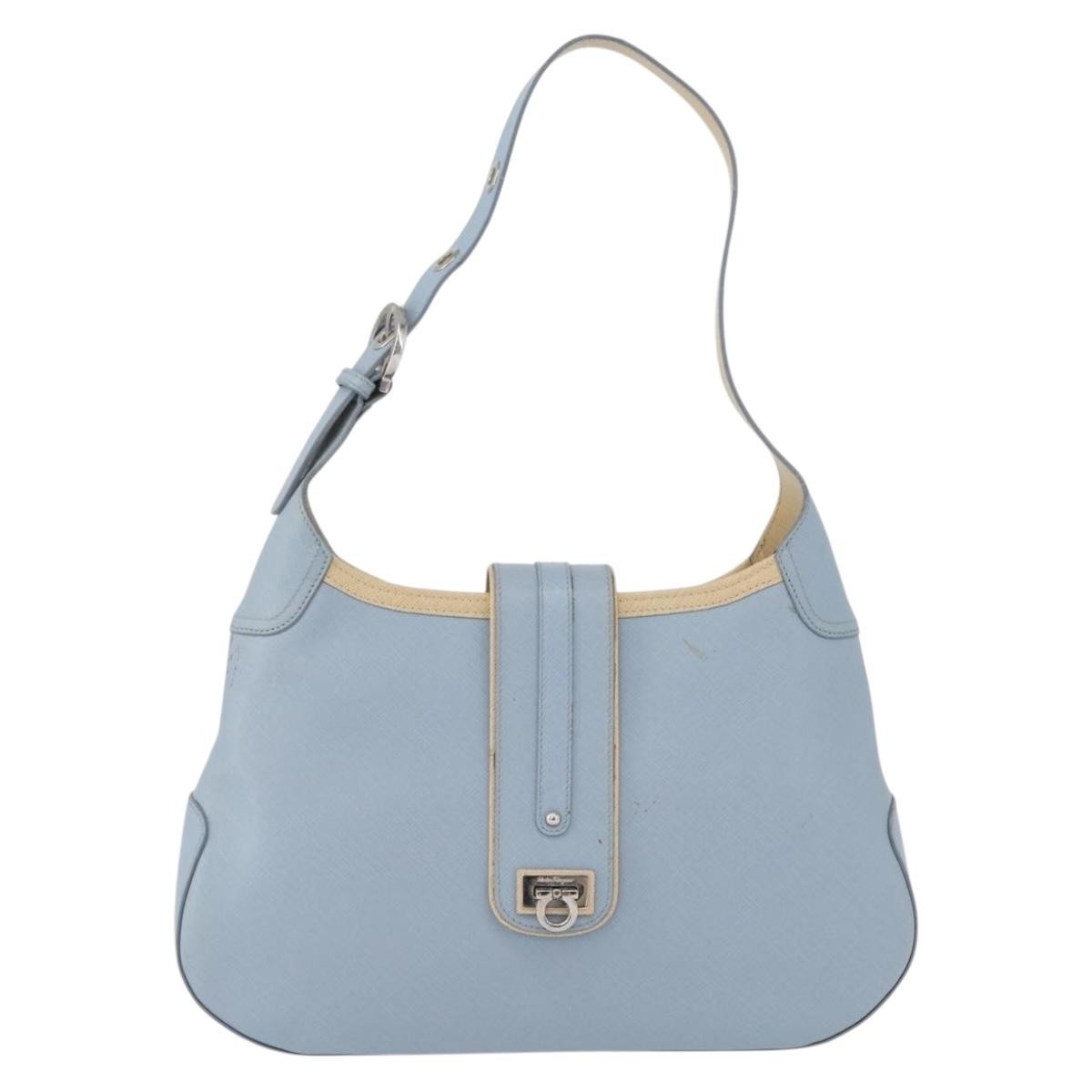 Salvatore Ferragamo Gancini Shoulder Bag Leather - image 1