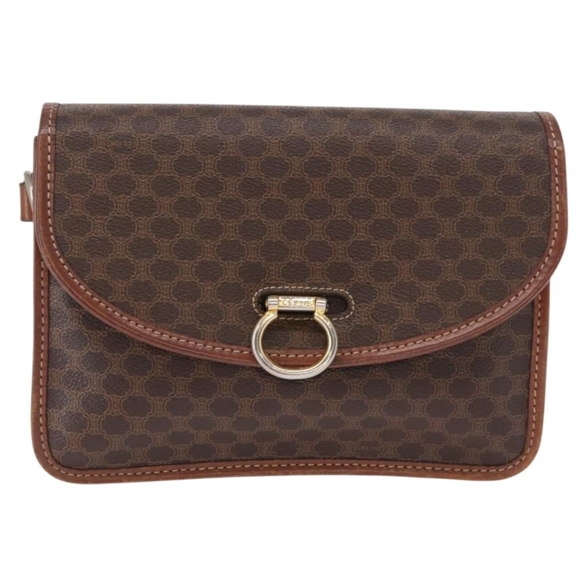 Celine Vintage Macadam Shoulder Bag Canvas Medium - image 1