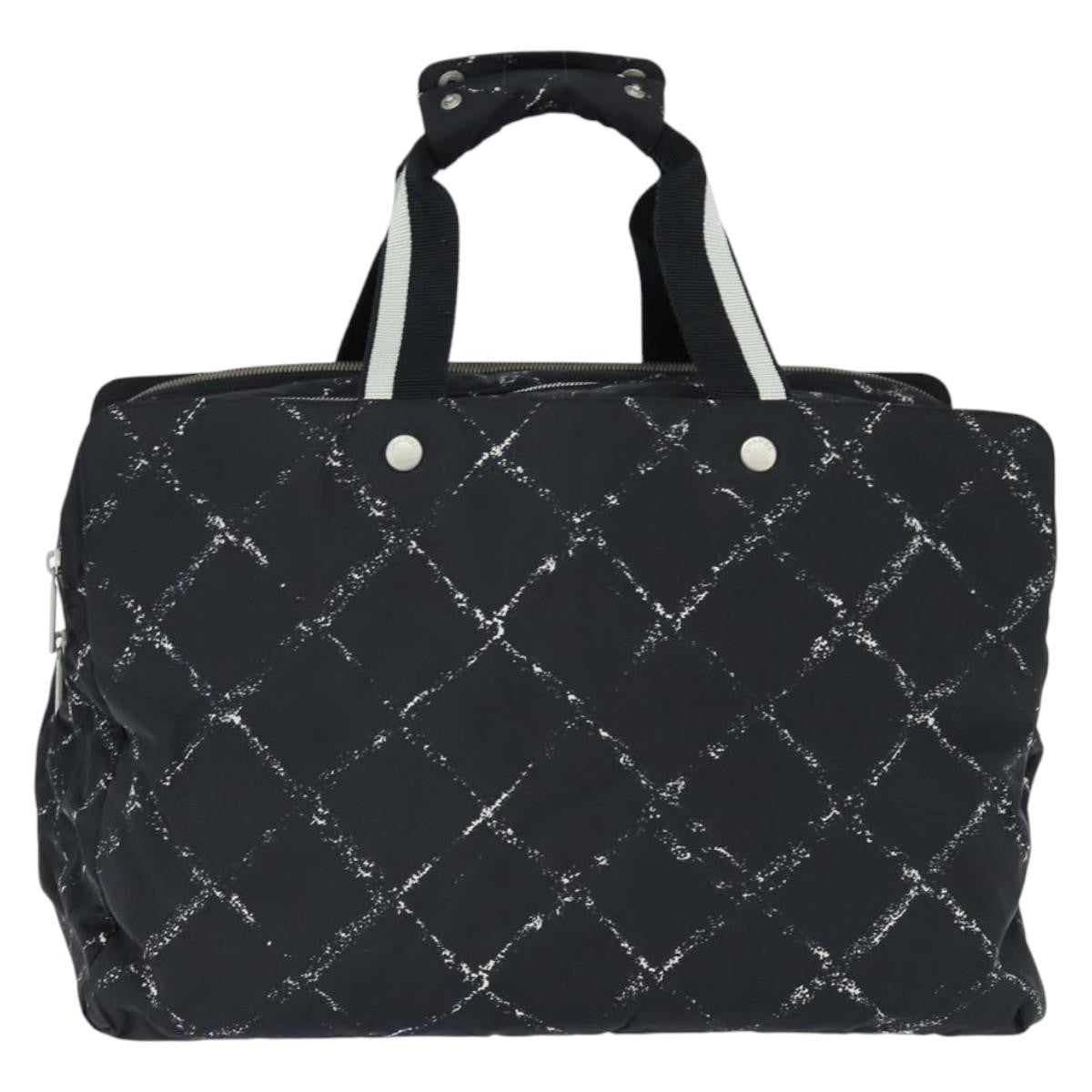 Chanel Travel Line Boston Bag Printed Nylon Small - image 1