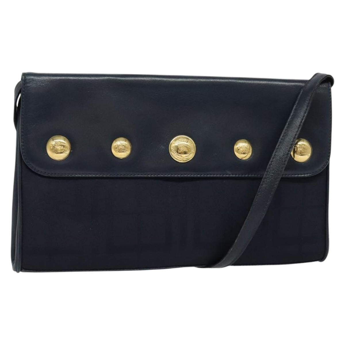 Burberry Flap Shoulder Bag Canvas - image 1