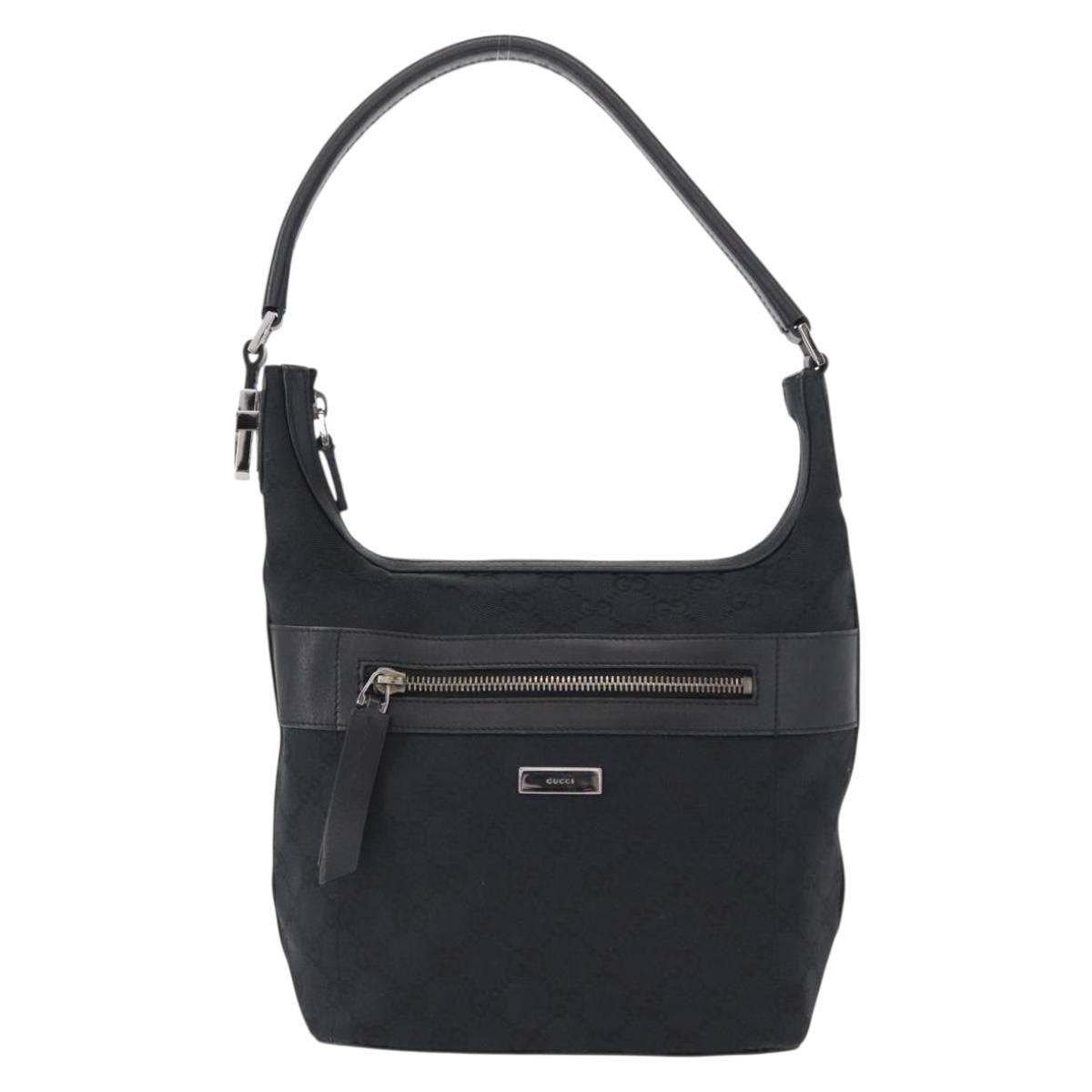 Gucci Vintage Shoulder Bag GG Canvas and Leather Small - image 1