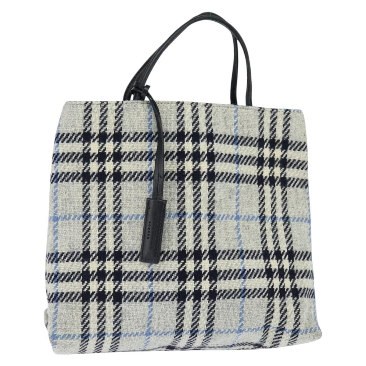 Burberry Nova Check Handbag Tweed - image 1