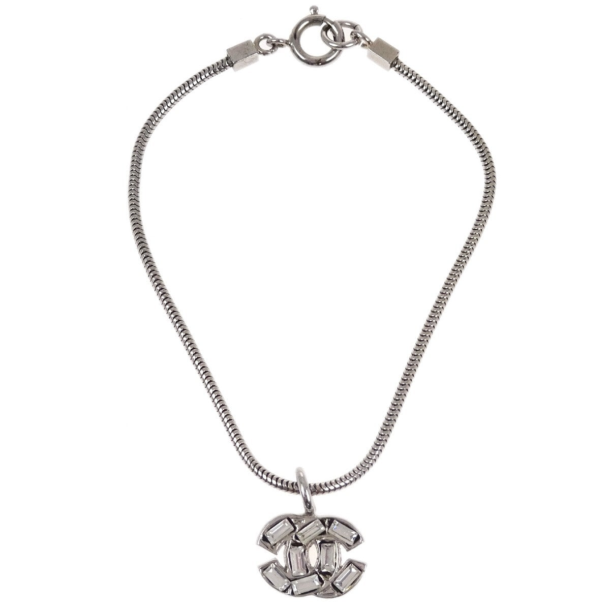 Chanel CC Chain Bracelet Metal with Faux Pearl - image 1