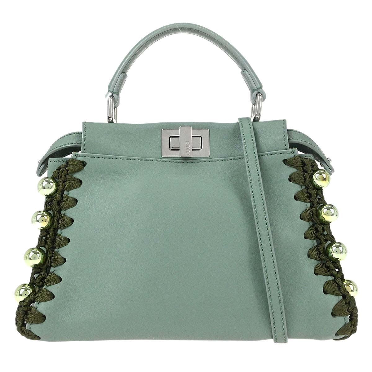 Fendi Peekaboo Bag Leather Mini - image 1